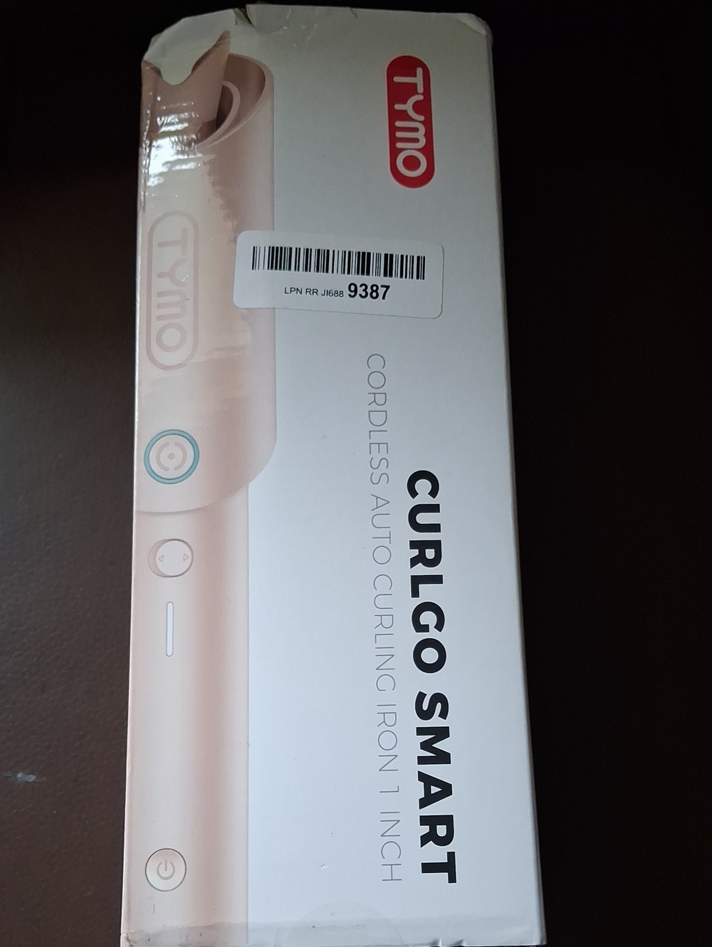 Curlgo Smart Cordless Auto Curling Iron - Pink (Tymo). D